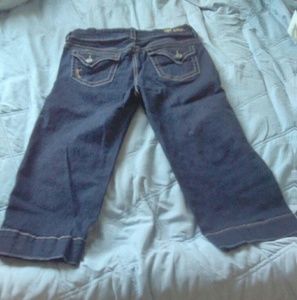 KUT Jean Culottes, Dark Denim, Flare bottoms,   8